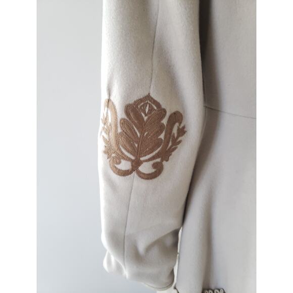 Odd Molly Colonial Military Embroidered Applique Coat Wool Ruffle Women XS - Picture 8 of 13